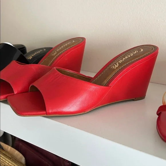 L'intervalle Toscana Leather Wedge - Picture 3 of 3